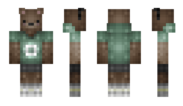 Minecraft skin JustAbear