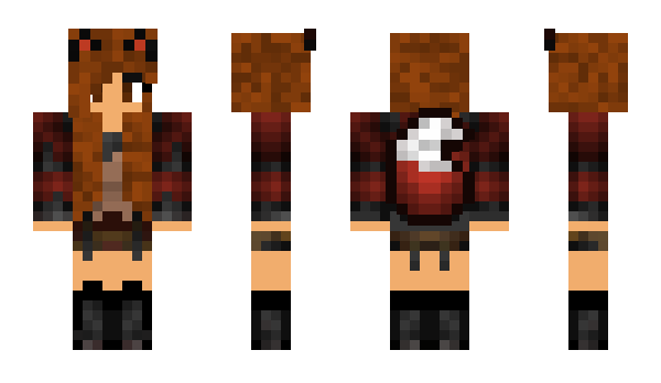 Minecraft skin ChocolateFox