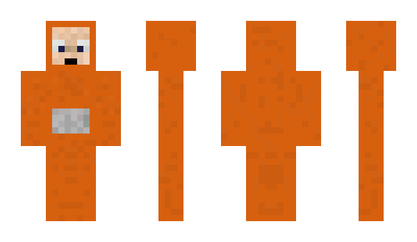 Minecraft скін по ніку OrangeTeletubbie