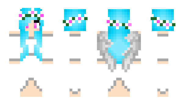 Minecraft skin blueangel05