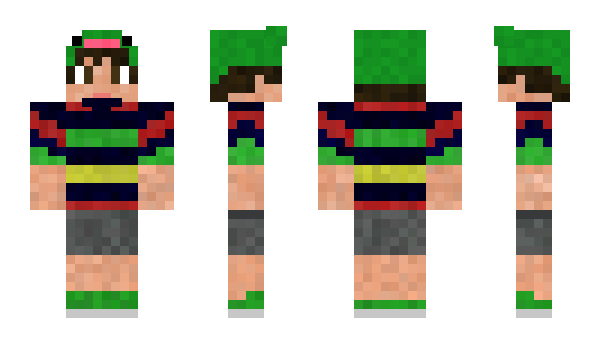 Minecraft skin Frogfan