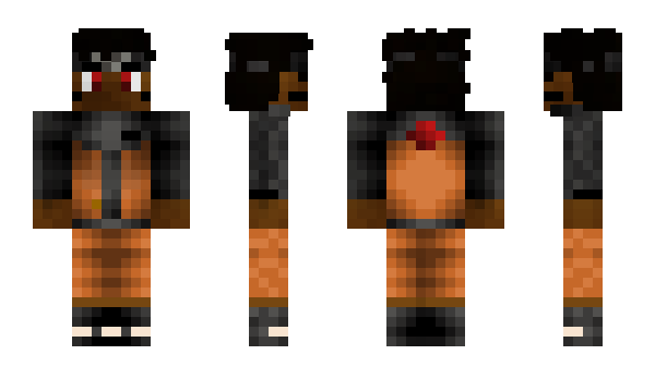 Minecraft skin blakkk