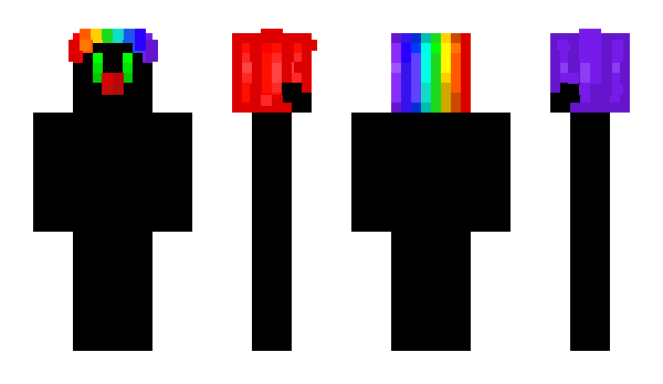 Minecraft skin RainbowClown