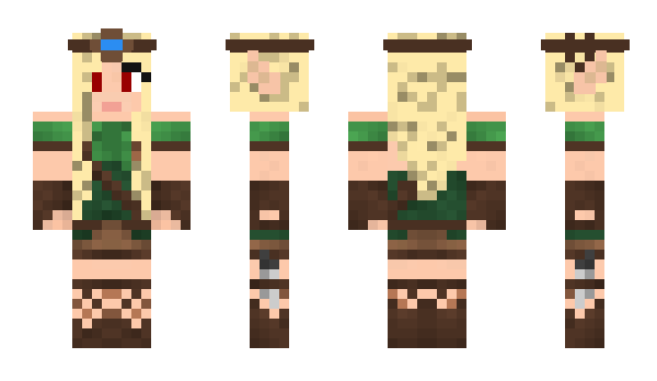 Minecraft skin Hyalena