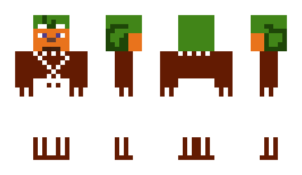 Minecraft skin OompaLoompa