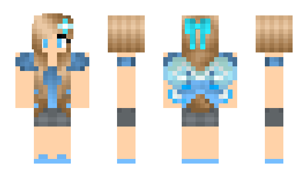 Minecraft skin luaninha124