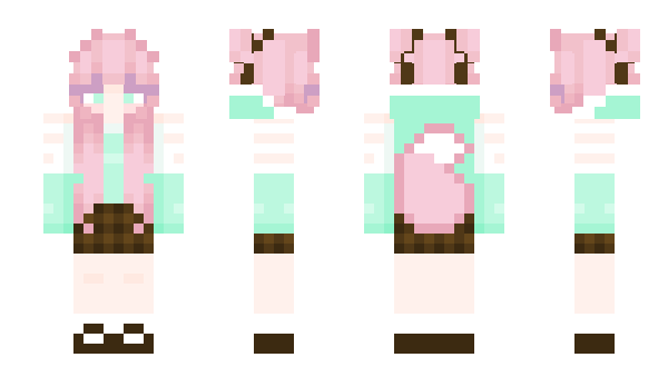 Minecraft skin SlyKatie