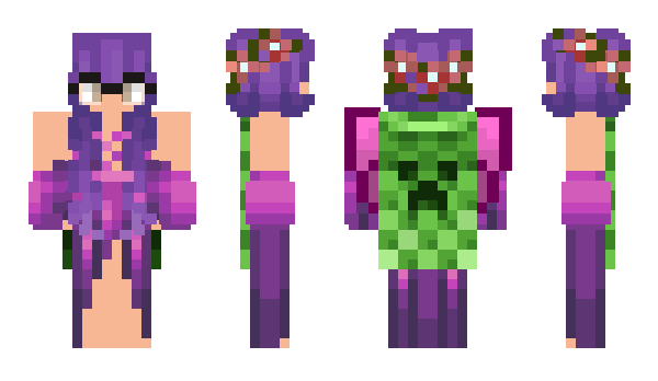 Minecraft skin PurpleFairy