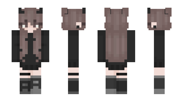 Minecraft skin Mercredi_