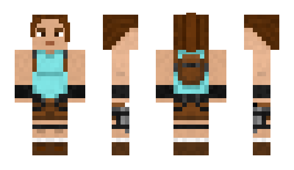 Minecraft skin laracraft