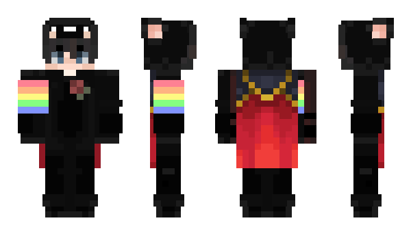 Minecraft skin xLuckyNightmare