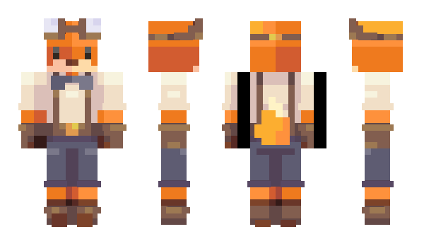 Minecraft скин по нику Foxzee
