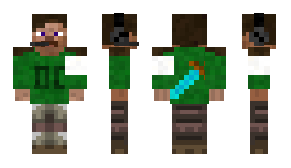 Minecraft skin DiamondCubeHD