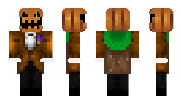 Minecraft skin ScaryPumpkin1