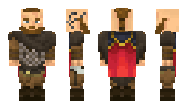 Minecraft skin VikingrLove