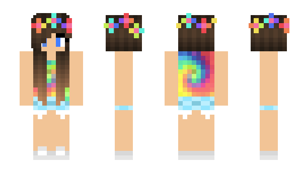 Minecraft skin Rainbowbaby