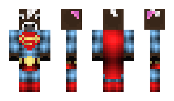 Minecraft skin supercowww