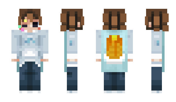 Minecraft skin UVZT