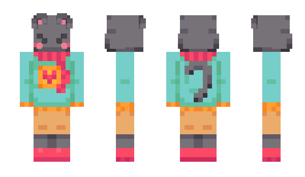 Minecraft skin Kitharsis
