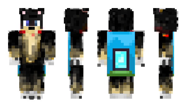 Minecraft skin AWolfLUTS