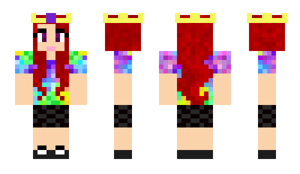 Minecraft skin LoveyRockDovey