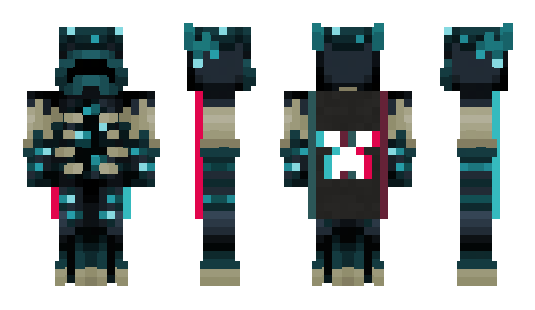 Minecraft skin WardenLP
