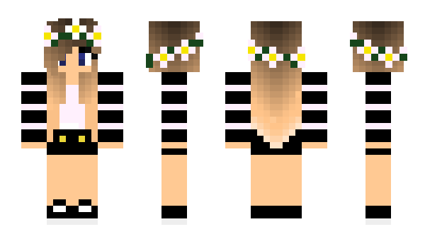 Minecraft skin Covergirl10