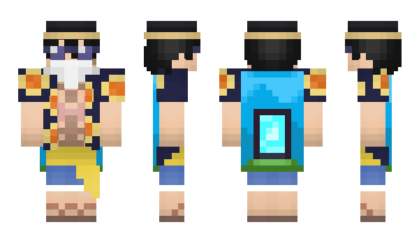 Minecraft skin HACHE_