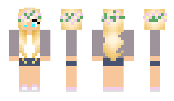 Minecraft skin awsomfightergirl