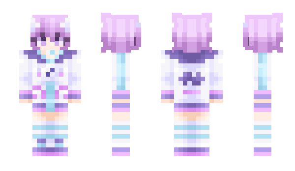 Minecraft скин по нику Neptune_Purple