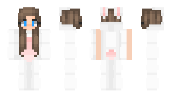 Minecraft skin Bunny_queen