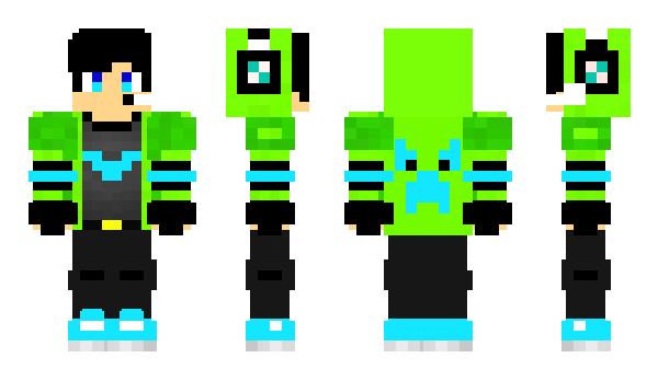 Minecraft skin Godslime