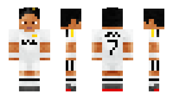 Minecraft skin mbappemadrid