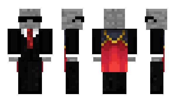 Minecraft skin Lesflammes