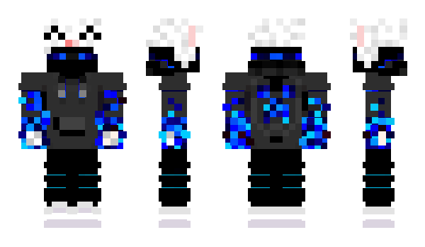 Minecraft skin AzulNeon