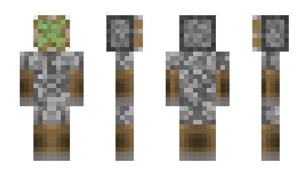 Minecraft skin StickyPiston