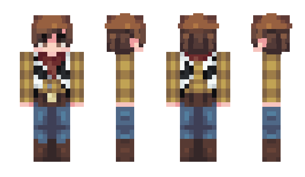 Minecraft skin bootsthecowboy