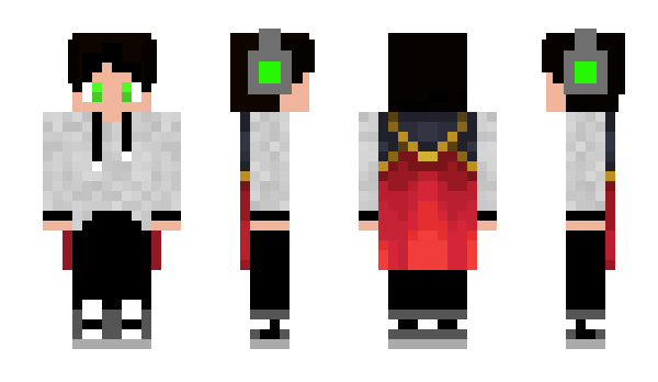 Minecraft скін по ніку DisWhiteDude