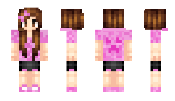 Minecraft skin PinkPup