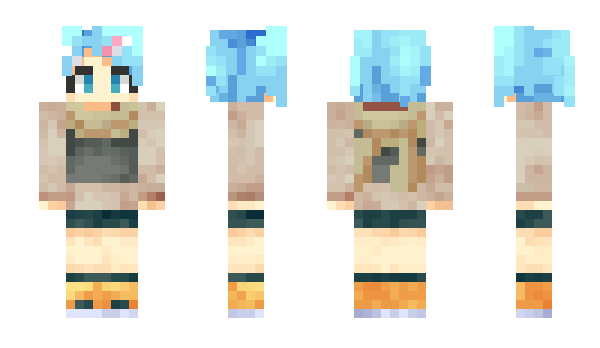 Minecraft skin blu0191
