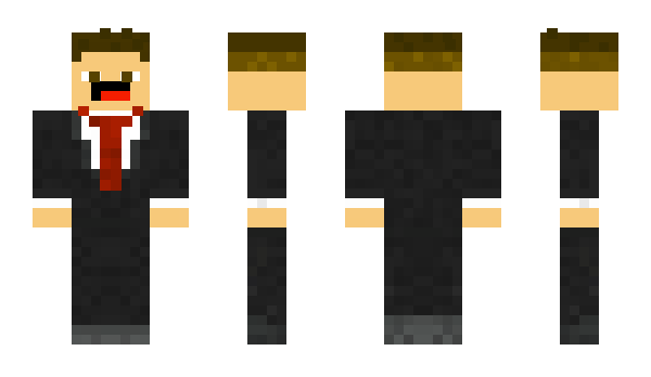 Minecraft skin cyborgblue11