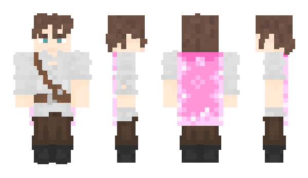Minecraft skin Pink_August