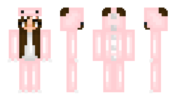 Minecraft skin PinkDinosaurs