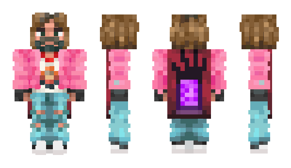 Minecraft skin BomberHeadCx