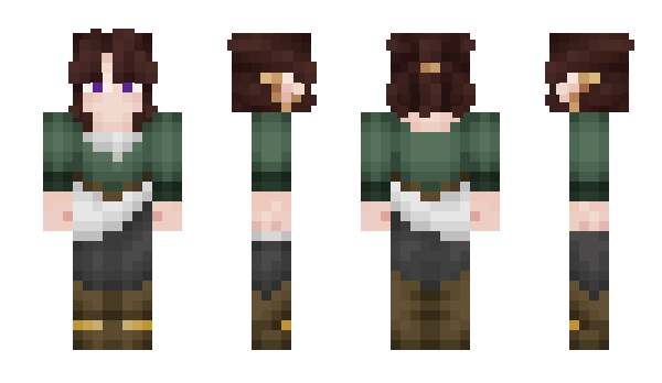 Minecraft skin CobbledRunes