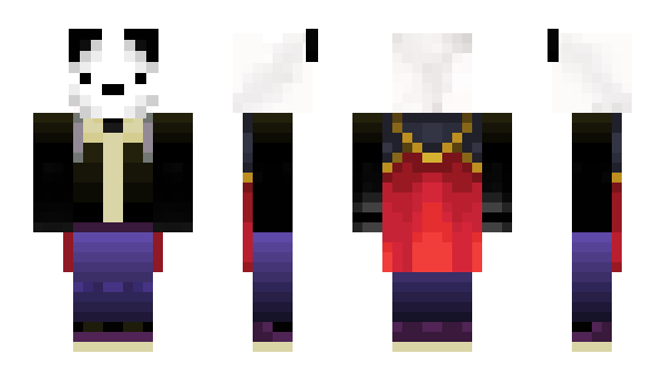 Minecraft skin pandheii