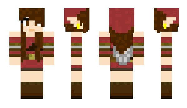 Minecraft skin Liselounia