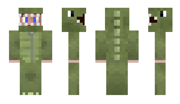 Minecraft skin glitchybear