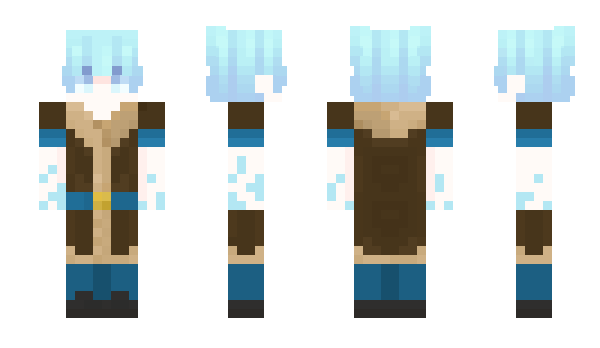 Minecraft skin MagoDeHielo