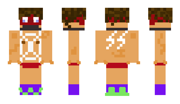 Minecraft skin MrsKakulkaBanana